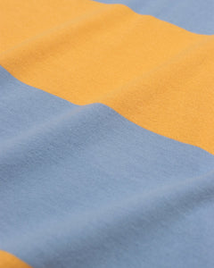 Far Afield Bold Stripe Pocket T-shirt - Allure Blue/Honey Gold