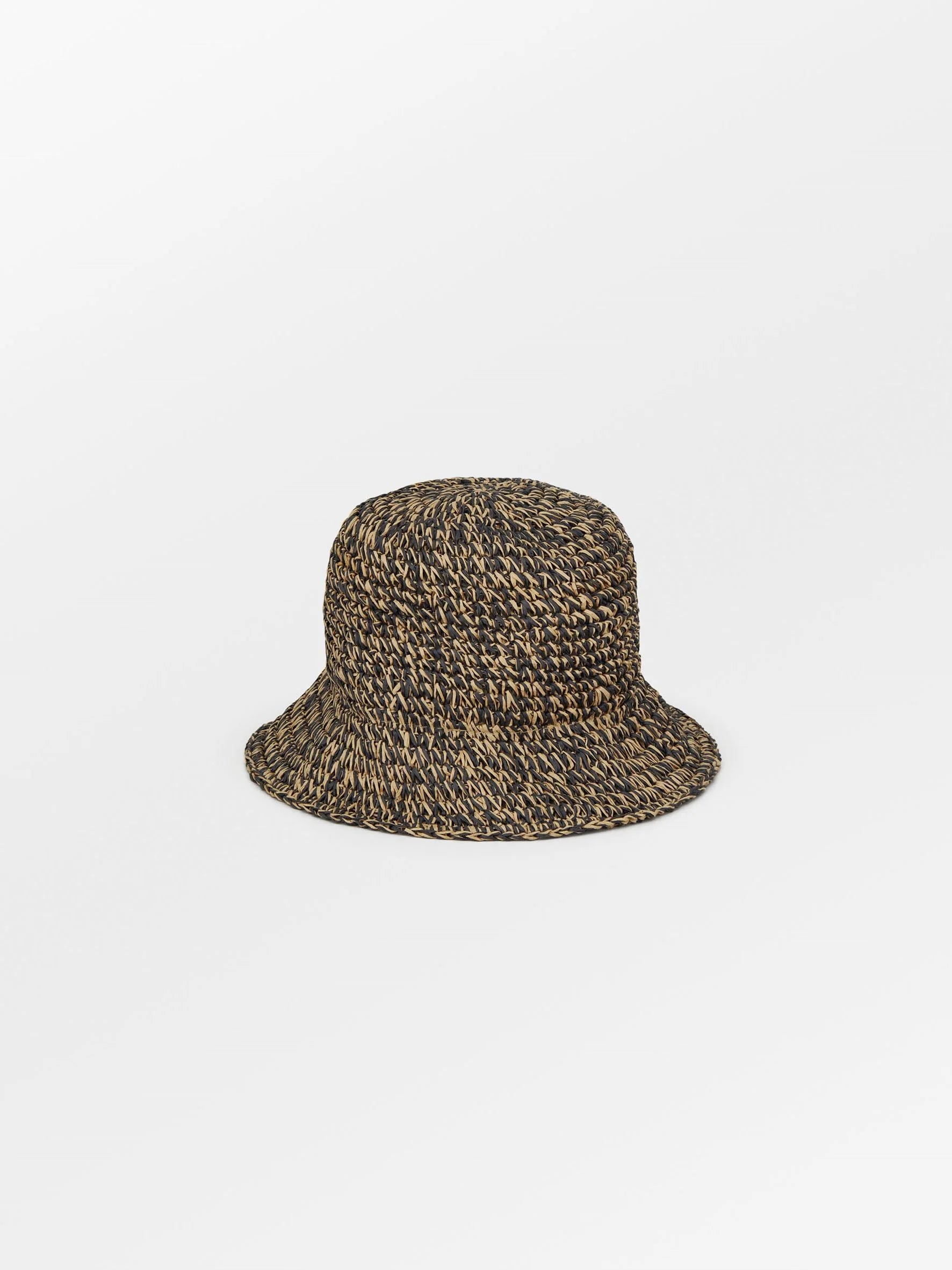 Becksondergaard Florio Bell Bucket Hat - Black/Nature