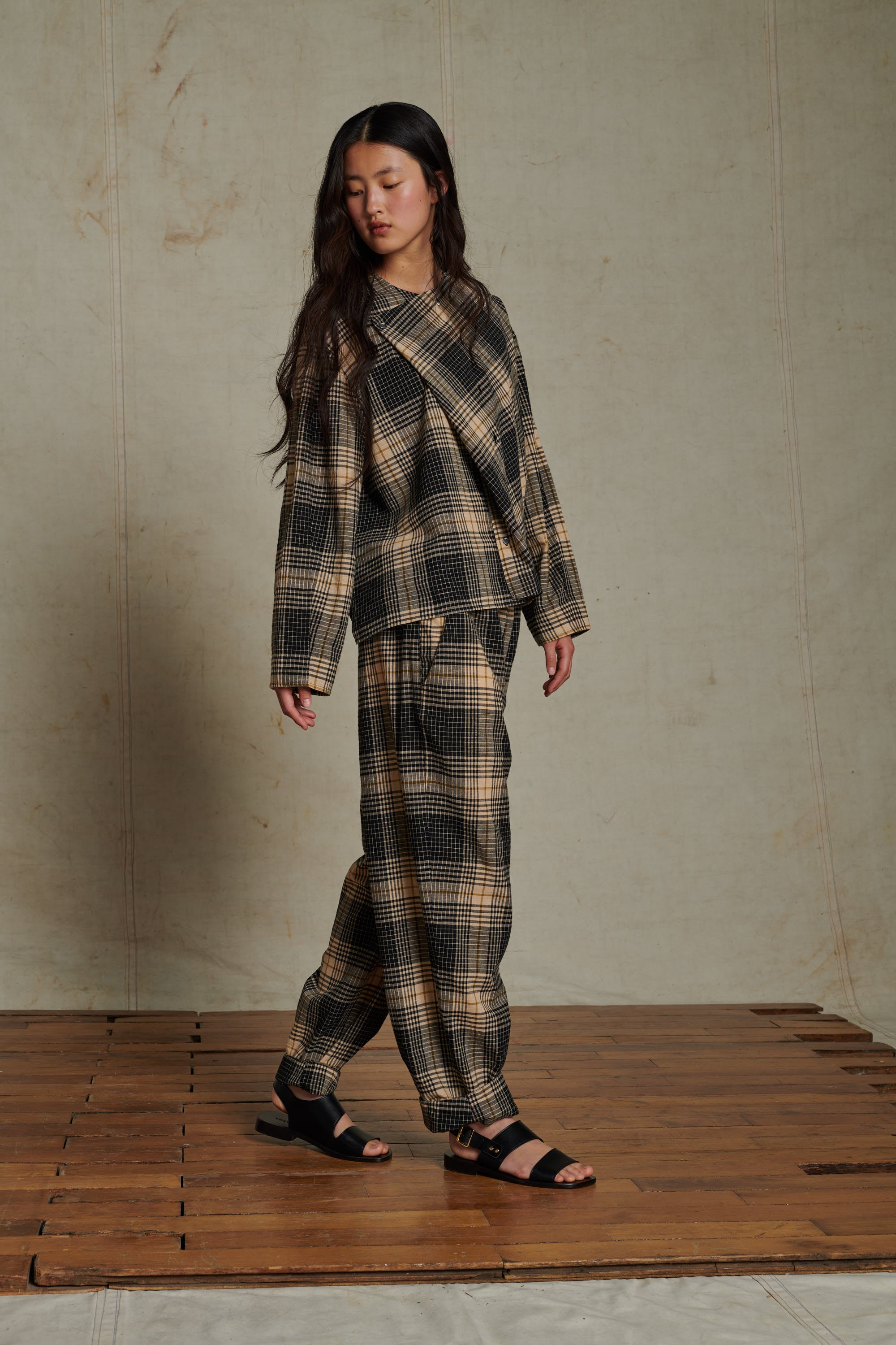 Soeur Andreas Trousers - Noir/Ecru