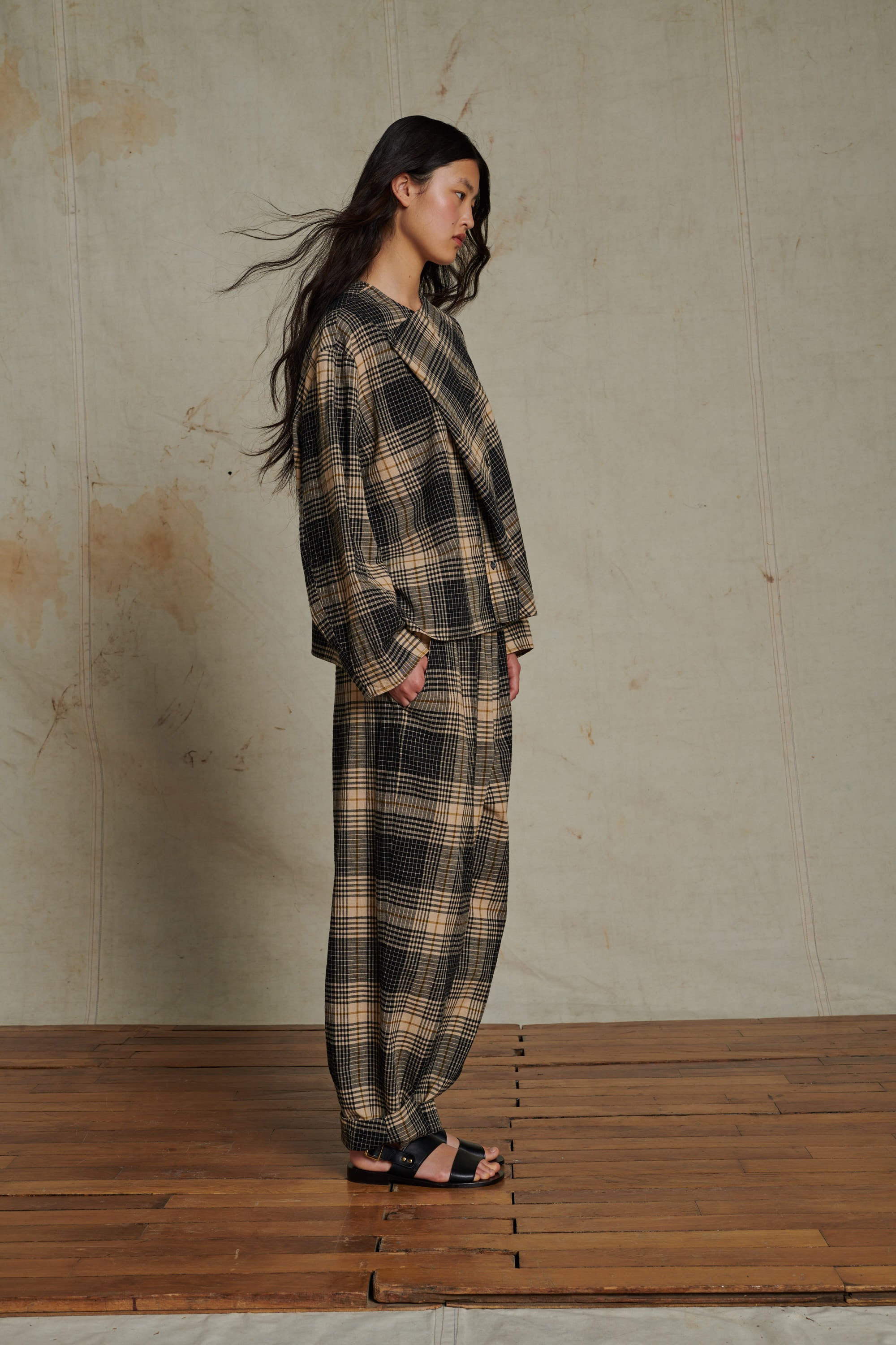 Soeur Andreas Trousers - Noir/Ecru