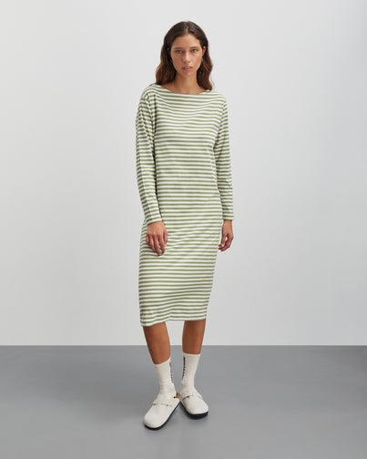 Mads Norgaard Stripe Sille Dresss
