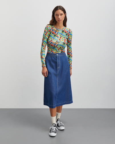 Mads Norgaard Air Denim Luni Skirt