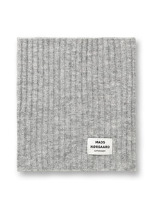 Mads Norgaard Tosca Snatie Neck Piece - Light Greu Melange