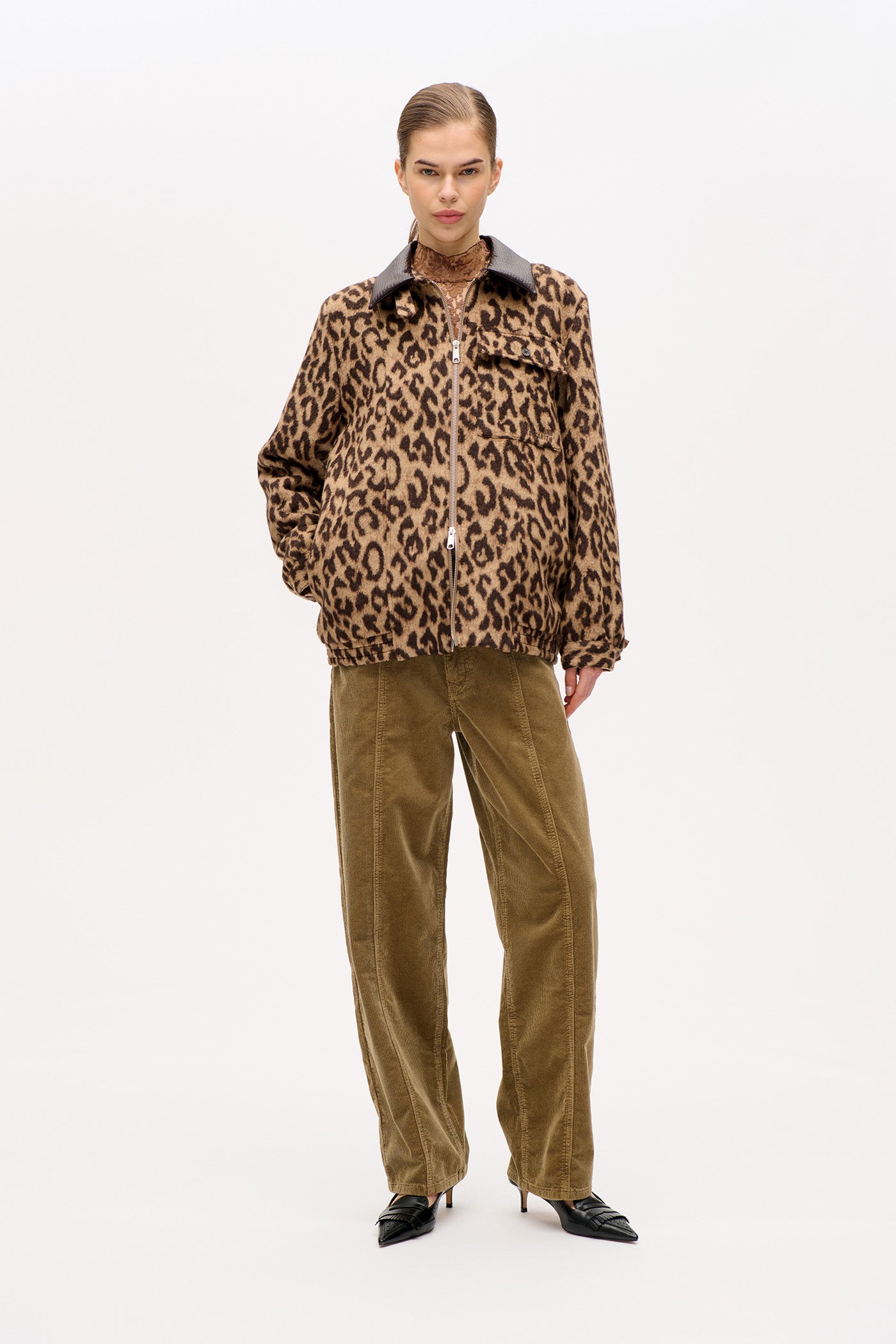 Baum und Pferdgarten Celine Jacket - Wolf Camel Leopard