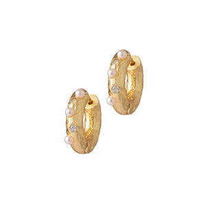 Anni Lu Gem in a Hoop Earrings