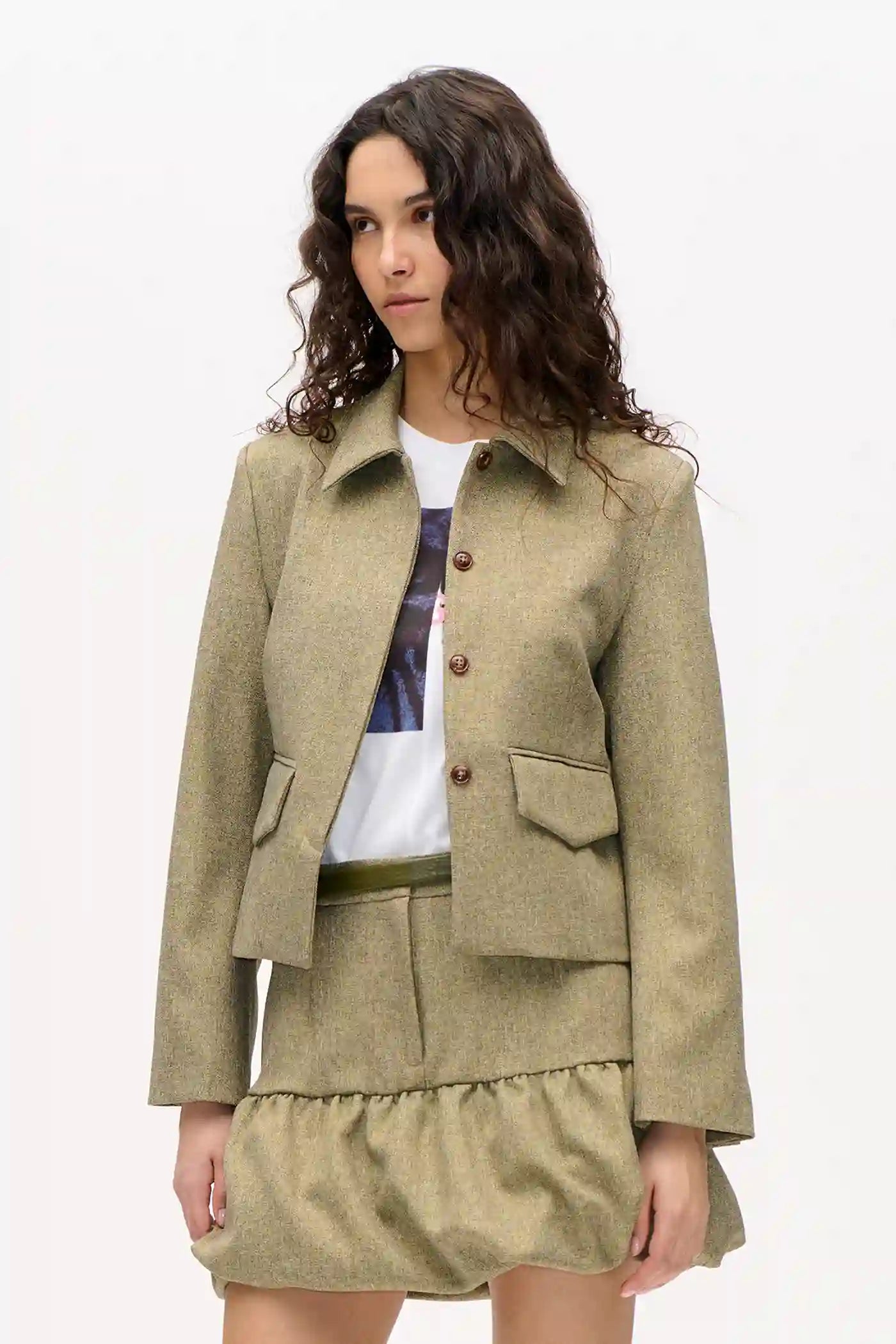 Baum und Pferdgarten Folie Jacket