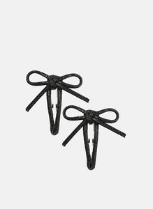 Becksondergaard Glim Bow Hair Clip - Black