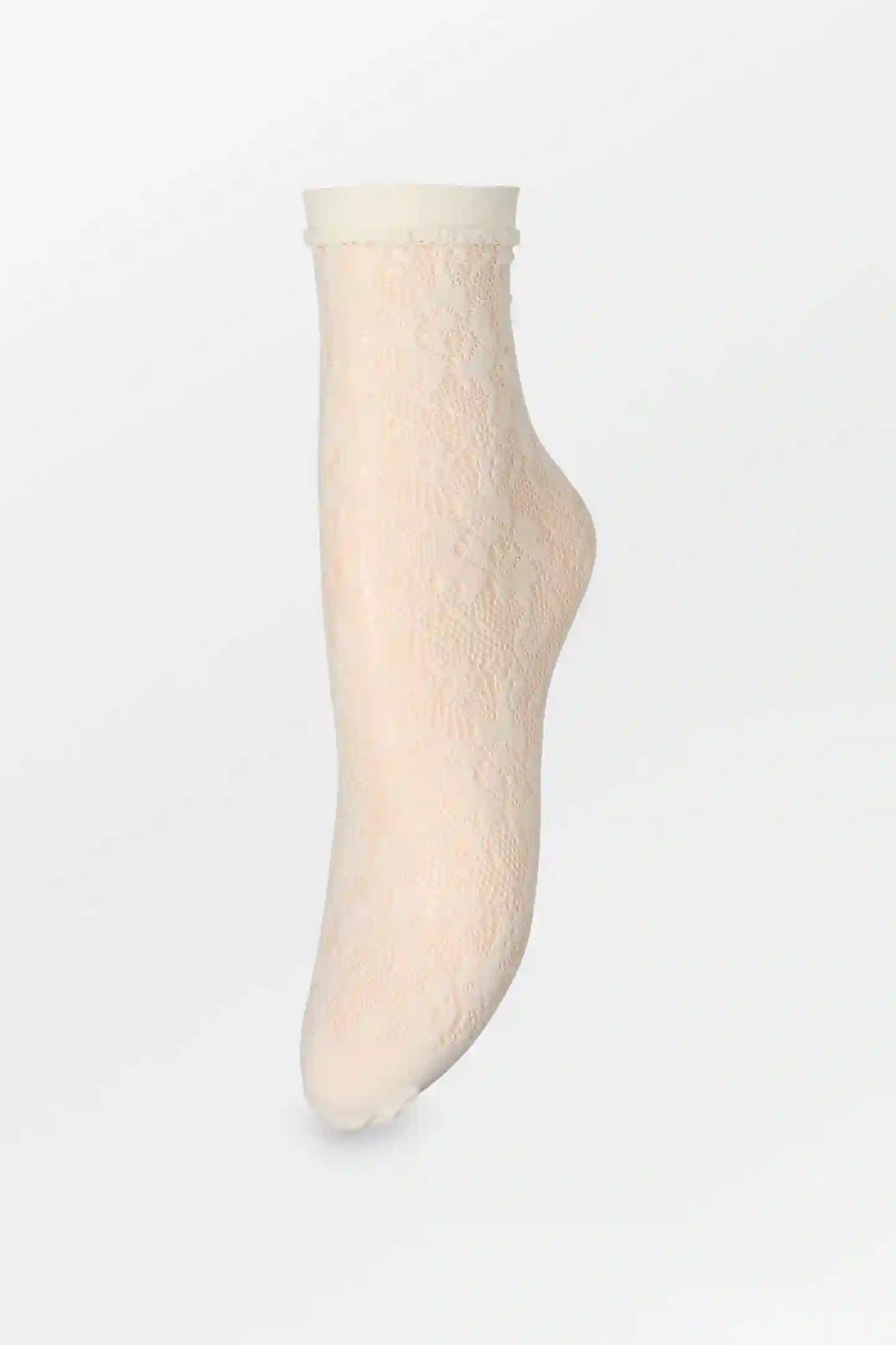 Becksondergaard Lacia Lace Sock - Birch White