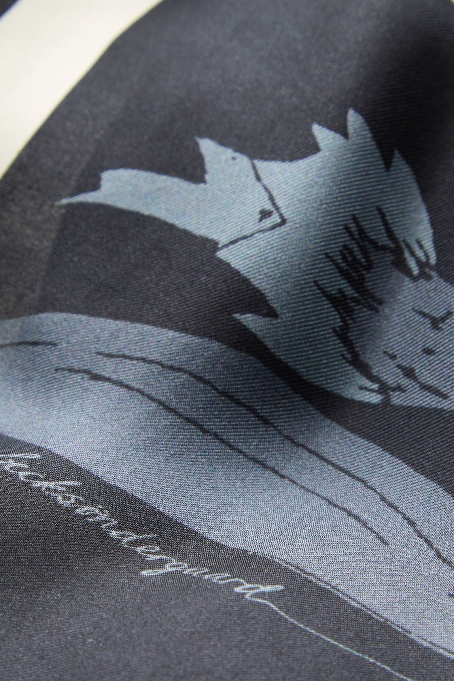 Becksondergaard  Magna Flower Sia Scarf - Black