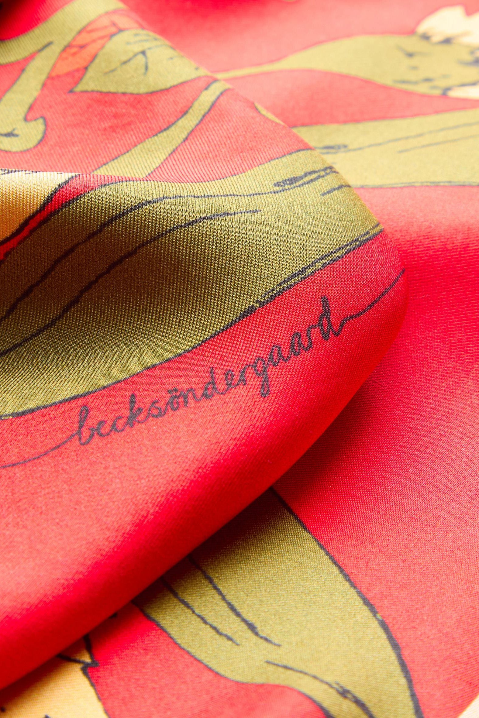 Becksondergaard Magna Flower Sia Scarf - Red