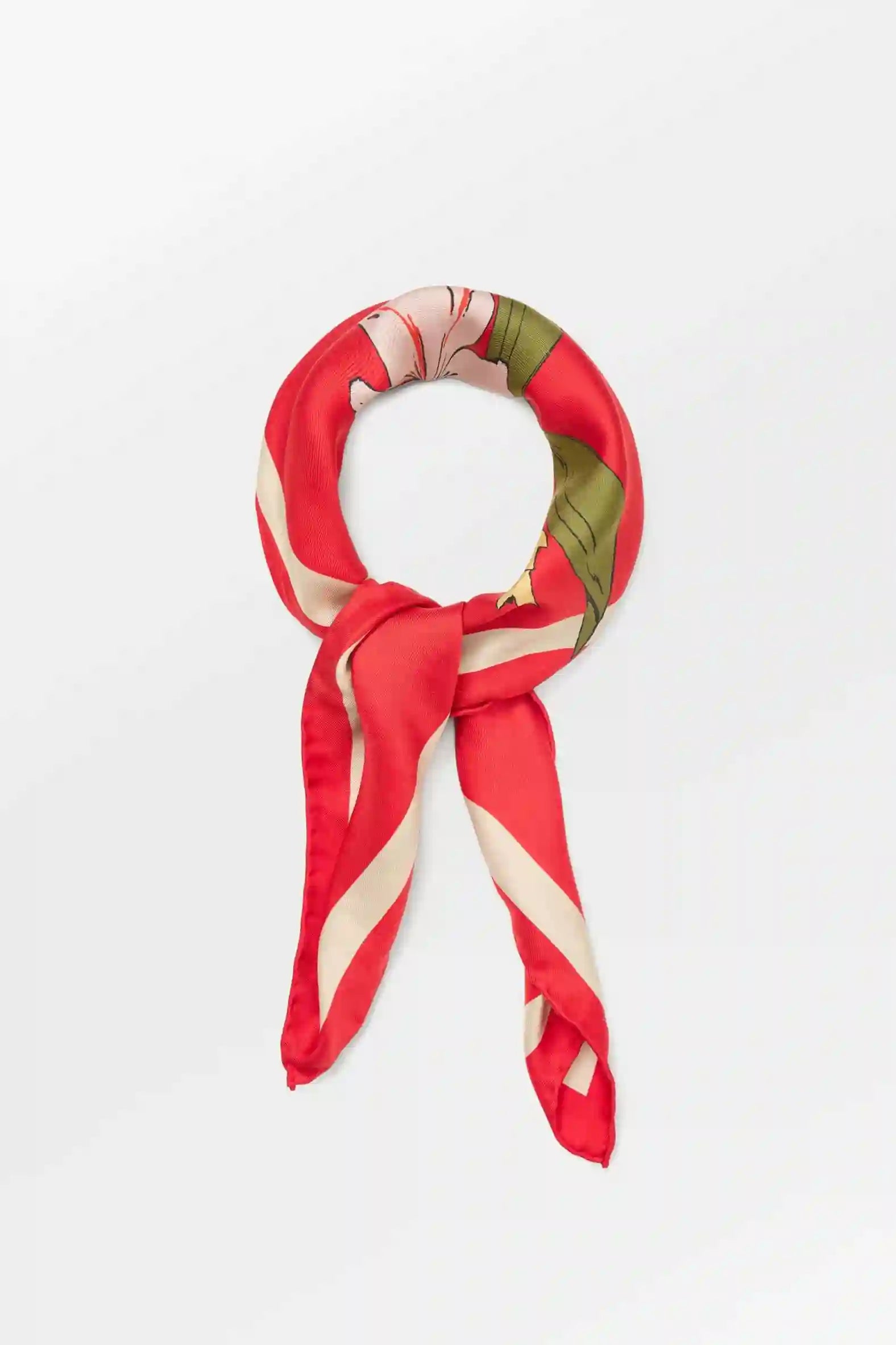 Becksondergaard Magna Flower Sia Scarf - Red