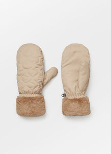 Becksondergaard Makara Puff Mittens - - Ginger Beige
