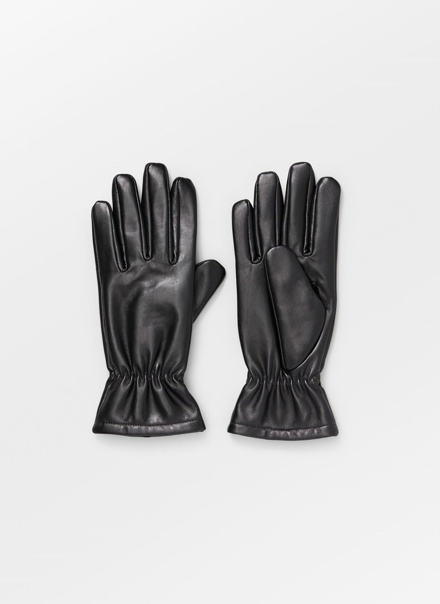 Becksondergaard Smooth Leather Gloves - Black