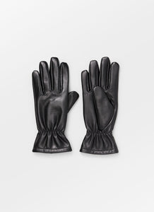 Becksondergaard Smooth Leather Gloves - Black