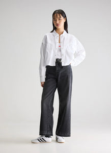Bellerose Polaris Cropped Denim Shirtt