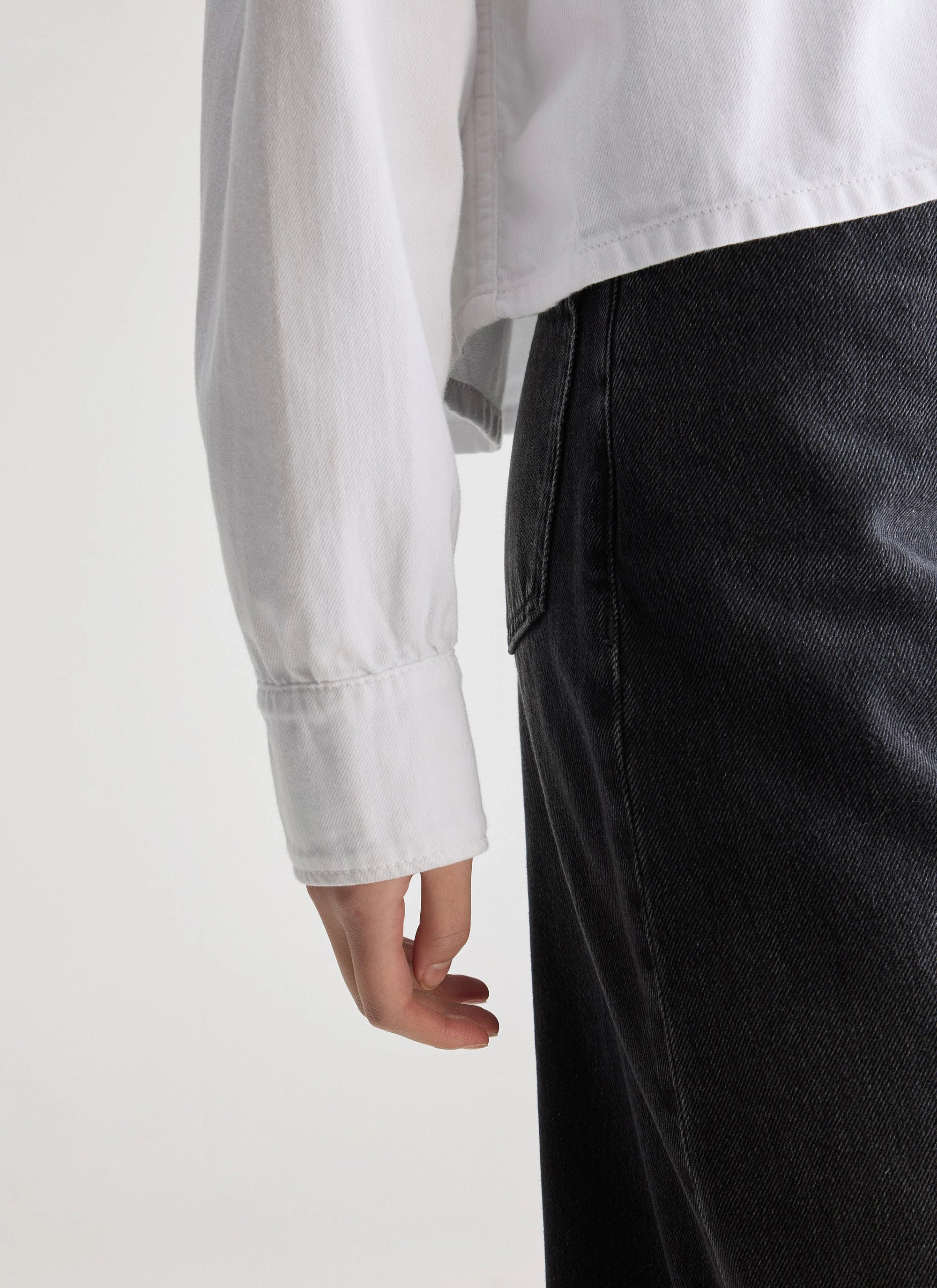 Bellerose Polaris Cropped Denim Shirtt