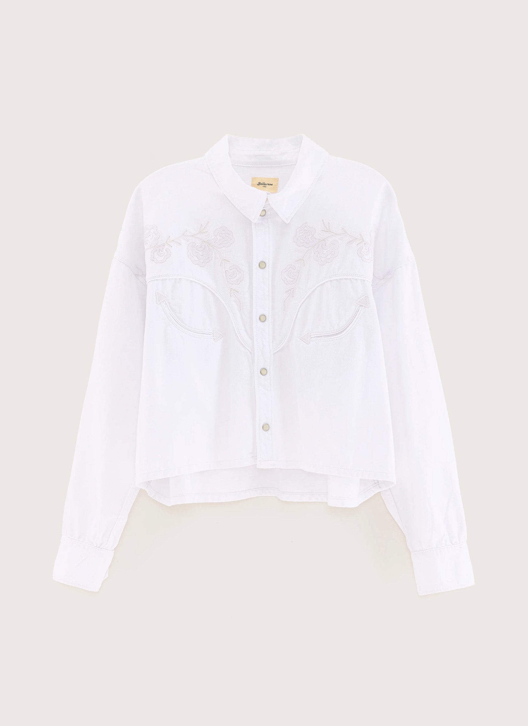 Bellerose Polaris Cropped Denim Shirtt