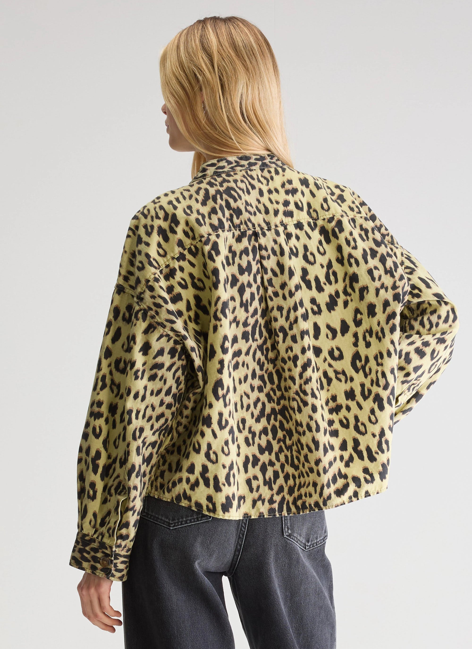 Bellerose Willie Leopard Print Overshirt