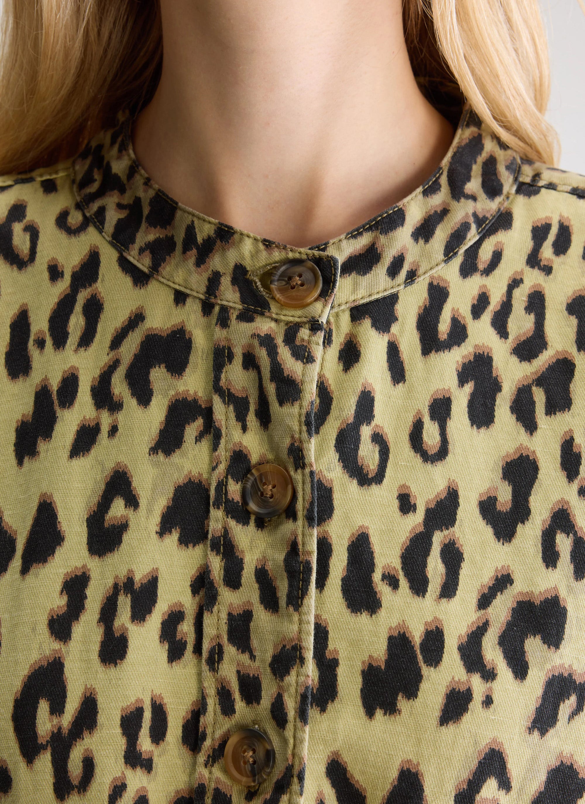 Bellerose Willie Leopard Print Overshirt