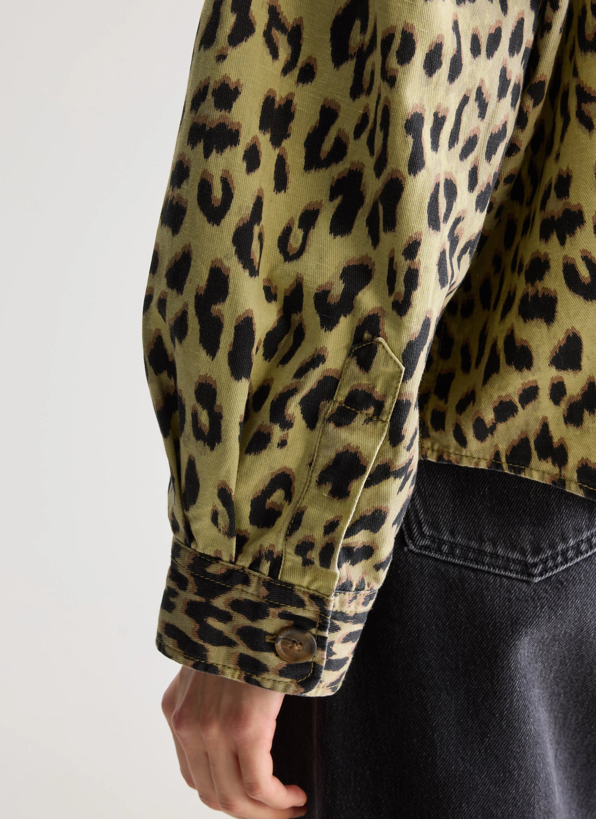 Bellerose Willie Leopard Print Overshirt