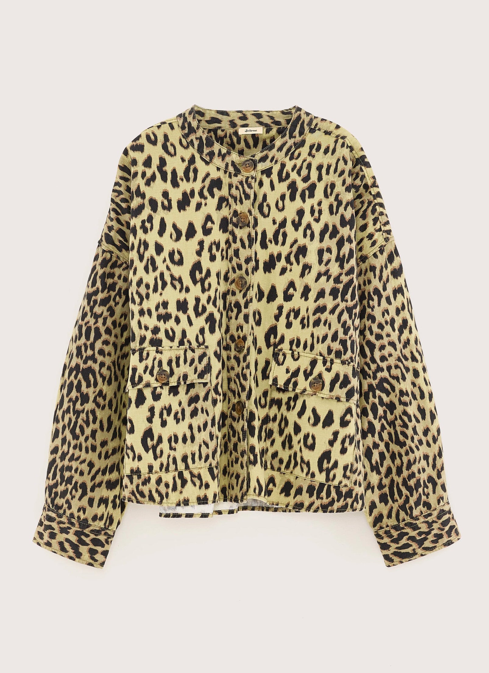 Bellerose Willie Leopard Print Overshirt