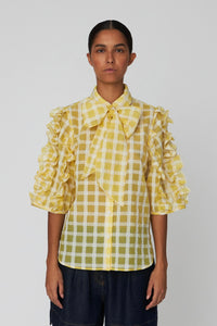 Stella Nova Checked Frill Shirt