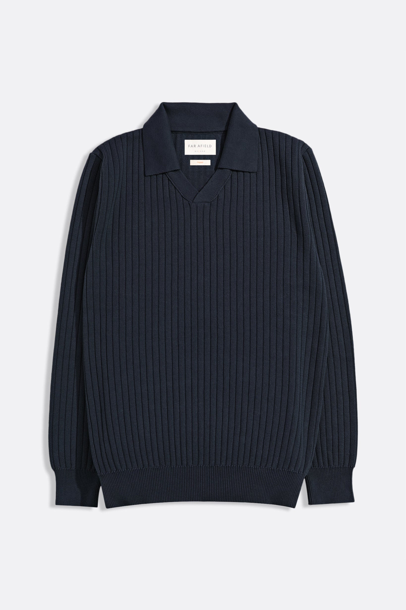 Far Afield Clifford Knit Polo - Navy