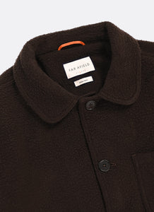 Far Afield Station Jacket - Slate Brown  Tuscan Pile