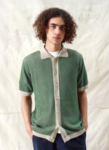 Far Afield Velzy Cardigan - Helio Stripe Peyote Sand