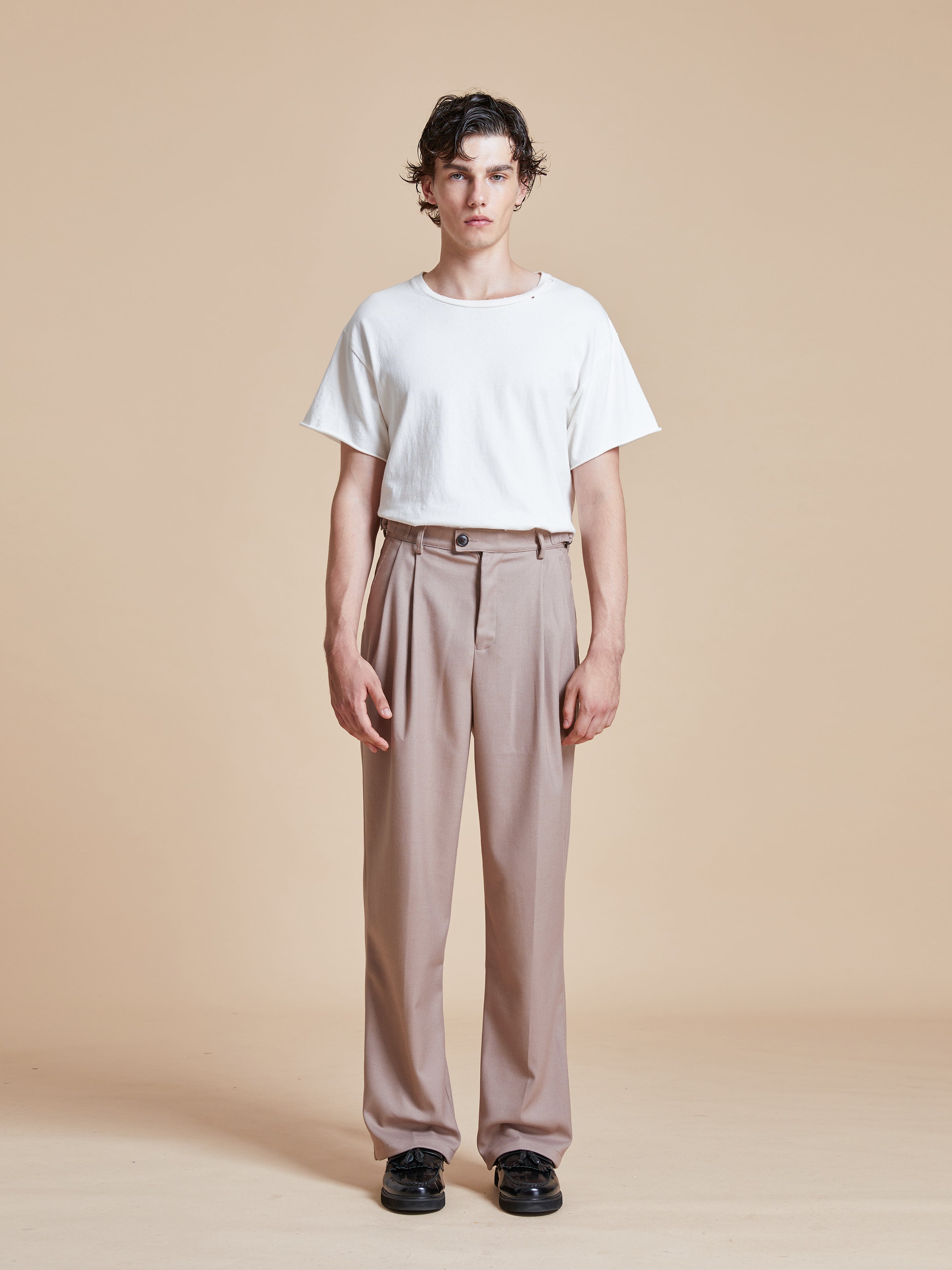 Found Pleated Trousers