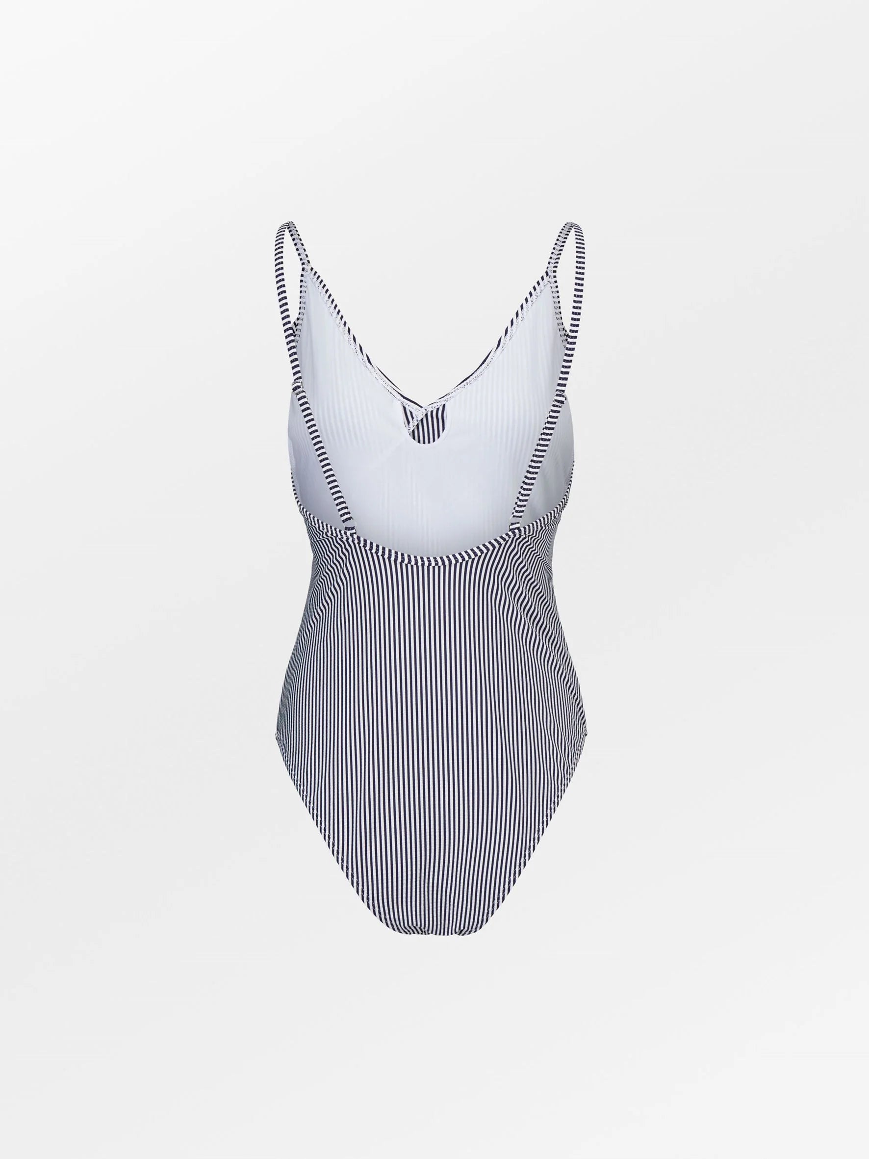 Becksondergaard Striba Bly Frill Swimsuit