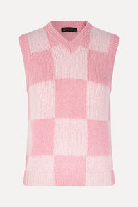 Stine Goya Noa Vest - Orchid Check