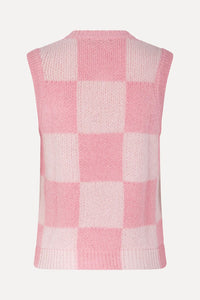 Stine Goya Noa Vest - Orchid Check