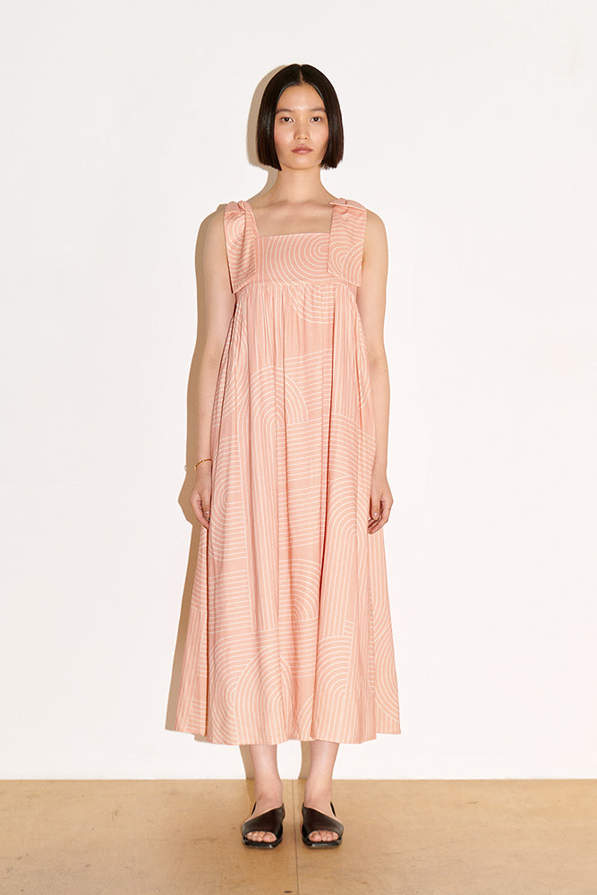 Jakke Lucia Dress - Peach Print