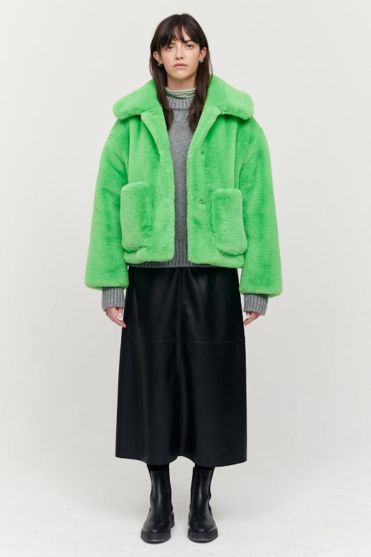 Jakke Traci Coat - Neon Green
