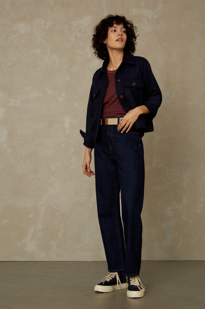 Kings of Indigo Liora Cropped Selvage
