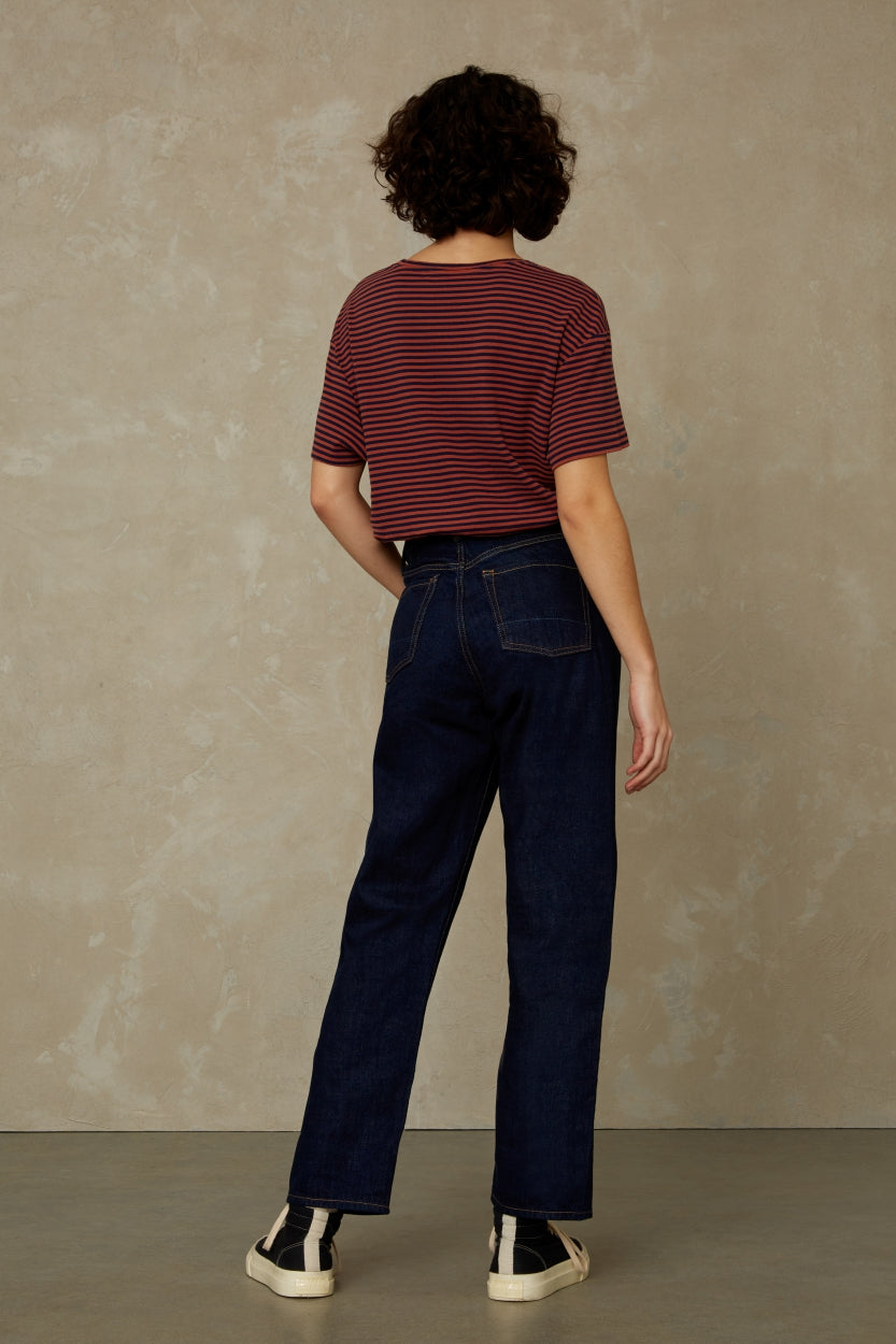 Kings of Indigo Liora Cropped Selvage