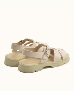 Kleman Ballast Pink Leather Strappy Sandals