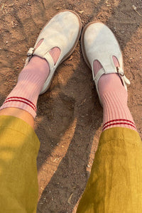 Le Bon Shoppe Boyfriend Socks - Vintage Pink Jo