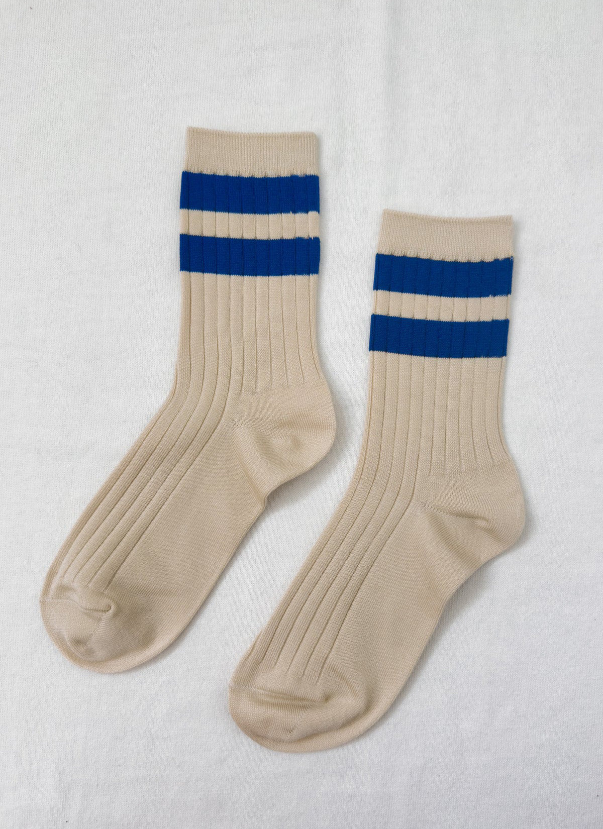 Le Bon Shoppe Her Varsity Socks - Azure