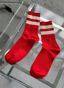 Le Bon Shoppe Her Varsity Socks - Desire