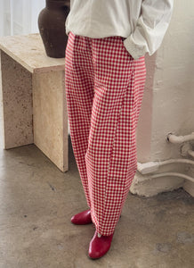 Le Bon Shoppe Arc Pants - Red Gingham