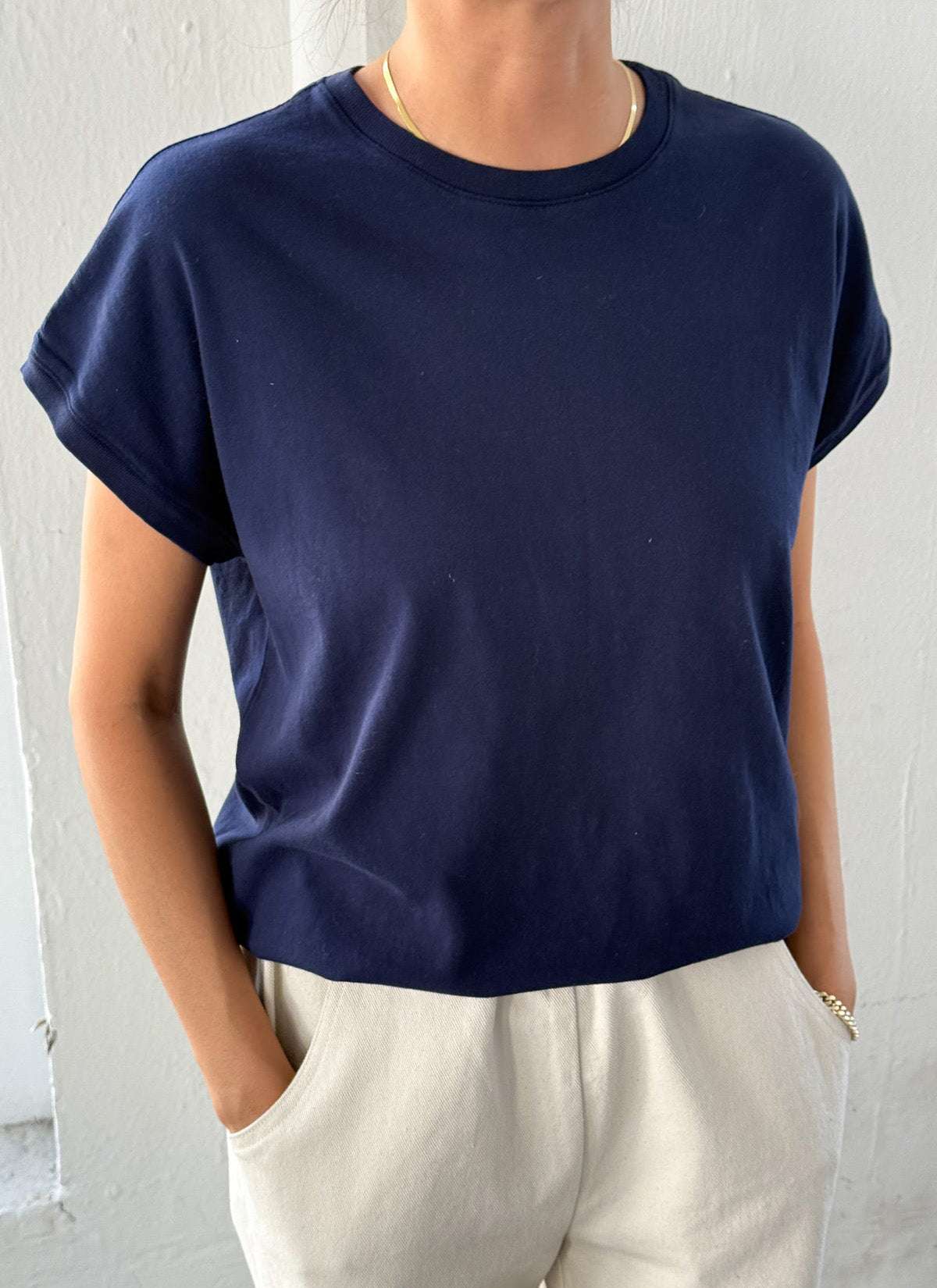 Le Bon Shoppe Ease Tee - Navy