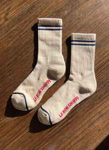 Le Bon Shoppe Boyfriend Socks - Cashew