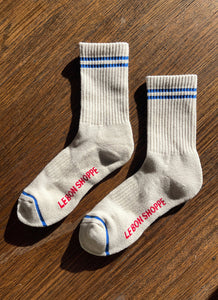 Le Bon Shoppe Boyfriend Socks - Ice