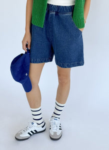Le Bon Shoppe City Shorts - Blue Denim