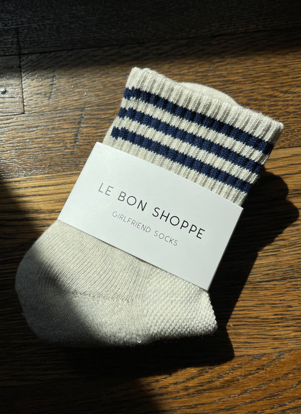 Le Bon Shoppe Girlfriend Socks - Sailor