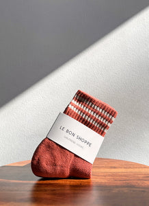 Le Bon Shoppe Girlfriend Socks - Terracotta