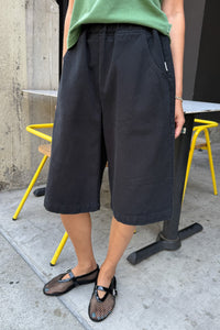 Le Bon Shoppe Liam Bermuda Shorts - Black Canvas