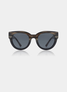 A.KJaerbede Lilly Sunglasses - Striped Horn
